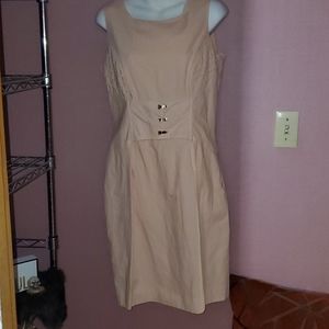 skinny stripe pencil dress